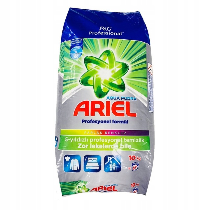 Ariel Professional Proszek Do Prania Do Koloru 10kg Ariel Professional Proszek Do Prania Do Koloru 10kg