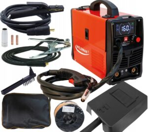 Spawarka Polautomat Mini Mig 140 Synergia Flux Mma Weldman